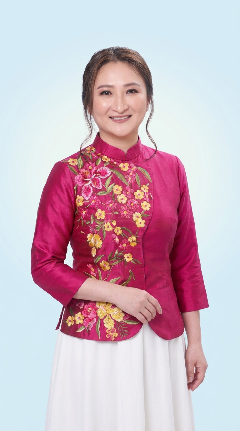 Davina tersenyum
